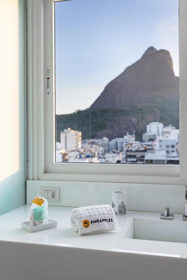 Belo No Leblon - Vista Para Morro 2 Irmaos - Guc6 Zn1 리오데자네이루 외부 사진